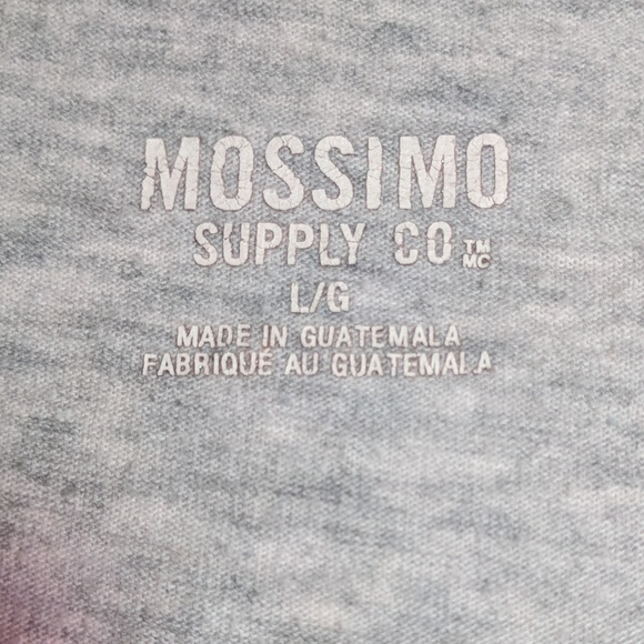 Mossimo short sleeve soft grey boat neck tee L - Picture 3 of 3